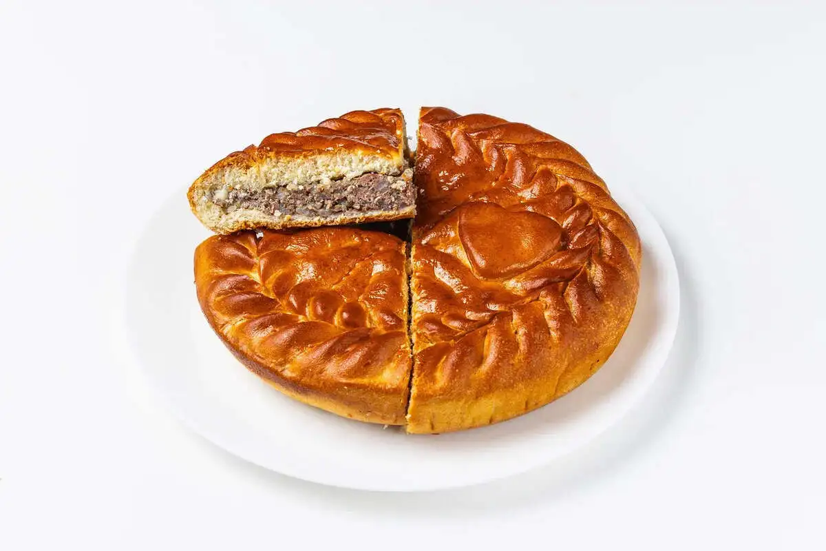 Пирог капуста/мясо 500г