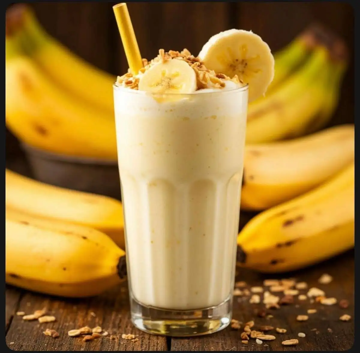 Молочный коктейль банан