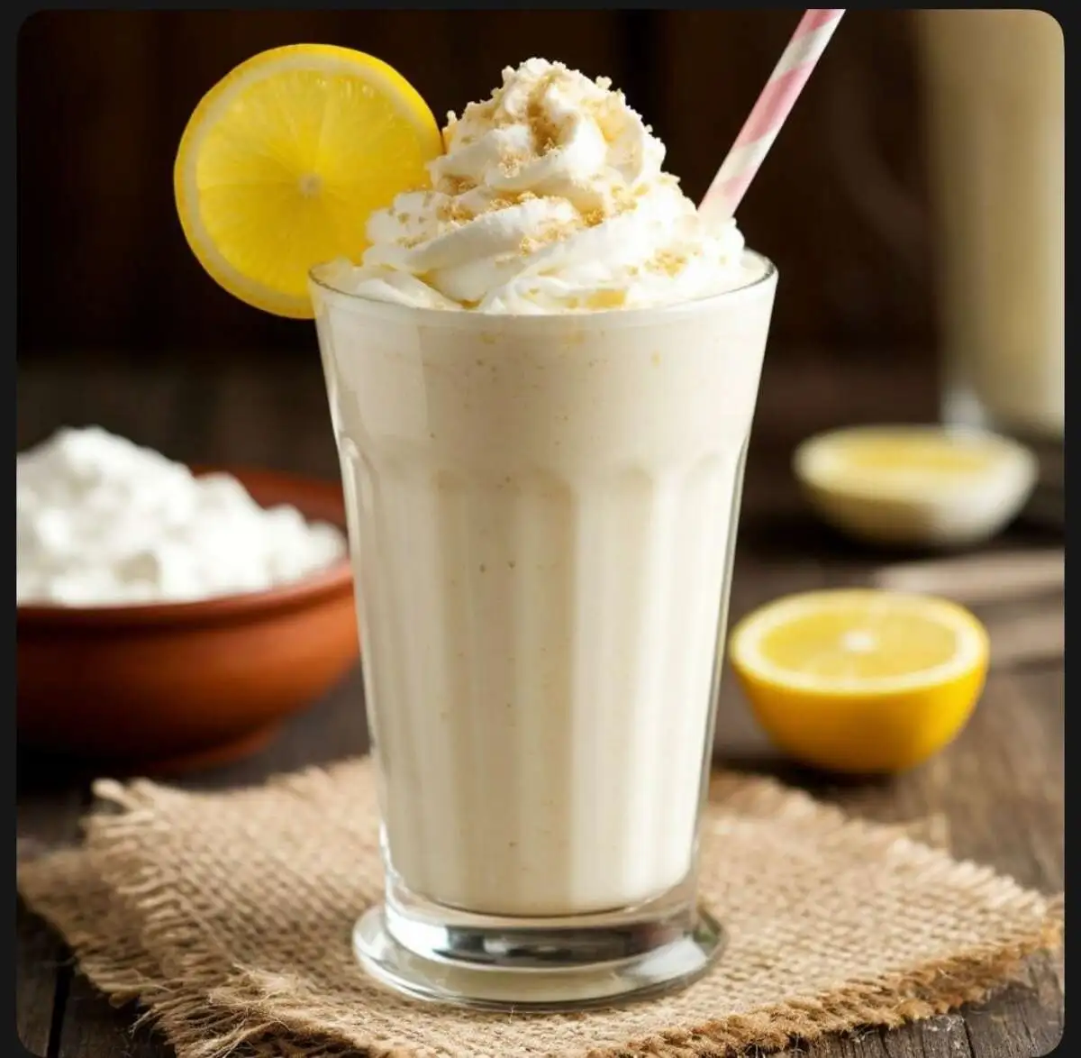 Молочный коктейль ваниль