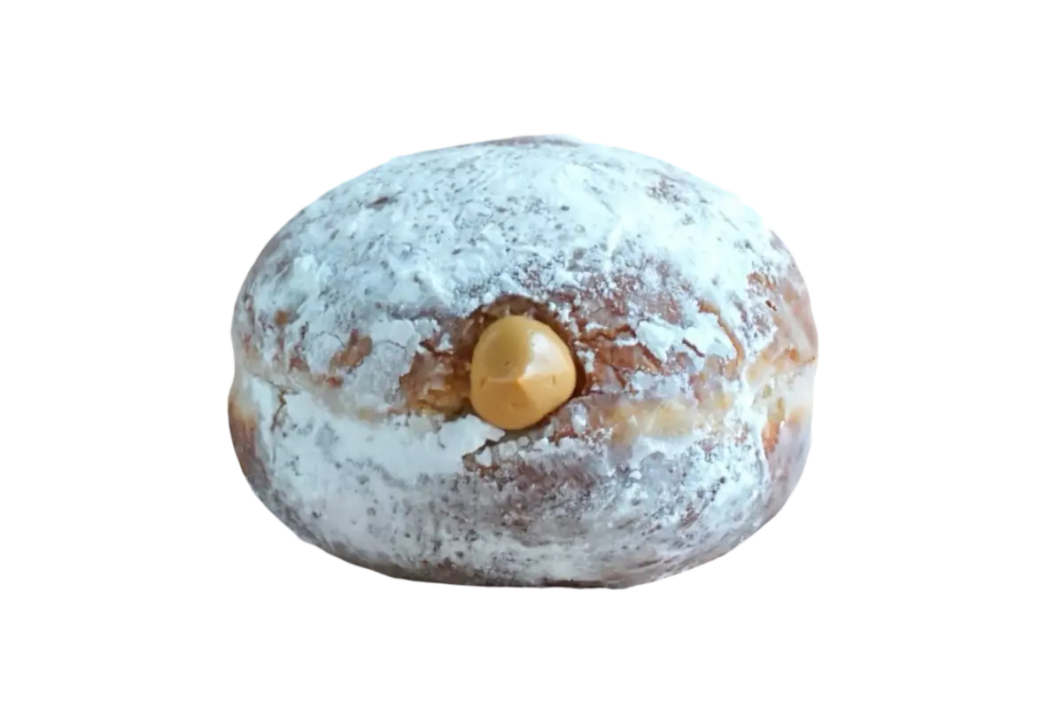 Пончик с вареной сгущенкой