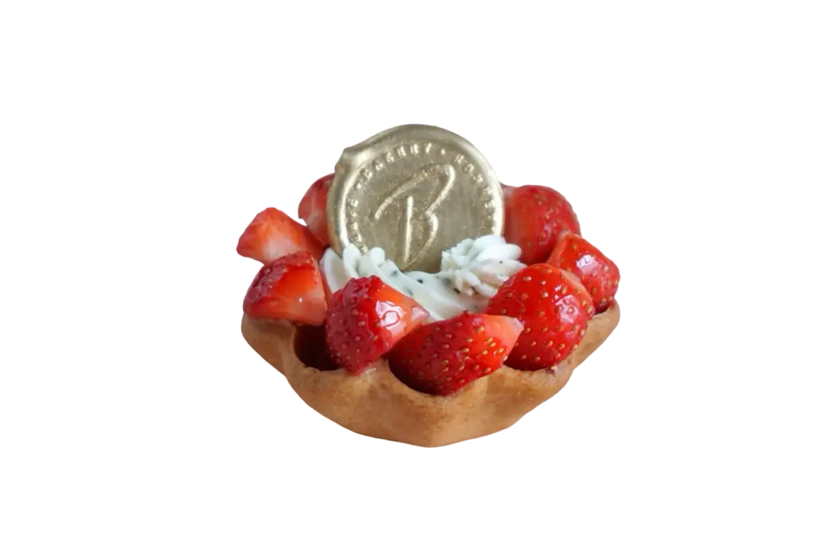 Корзиночка клубника-мята