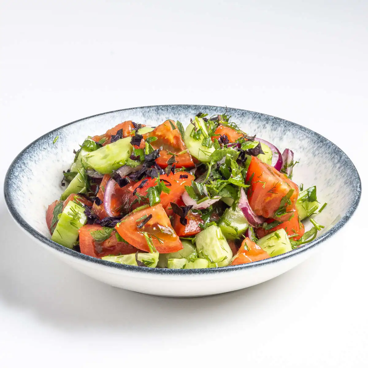 Чобан салат из свежих овощей