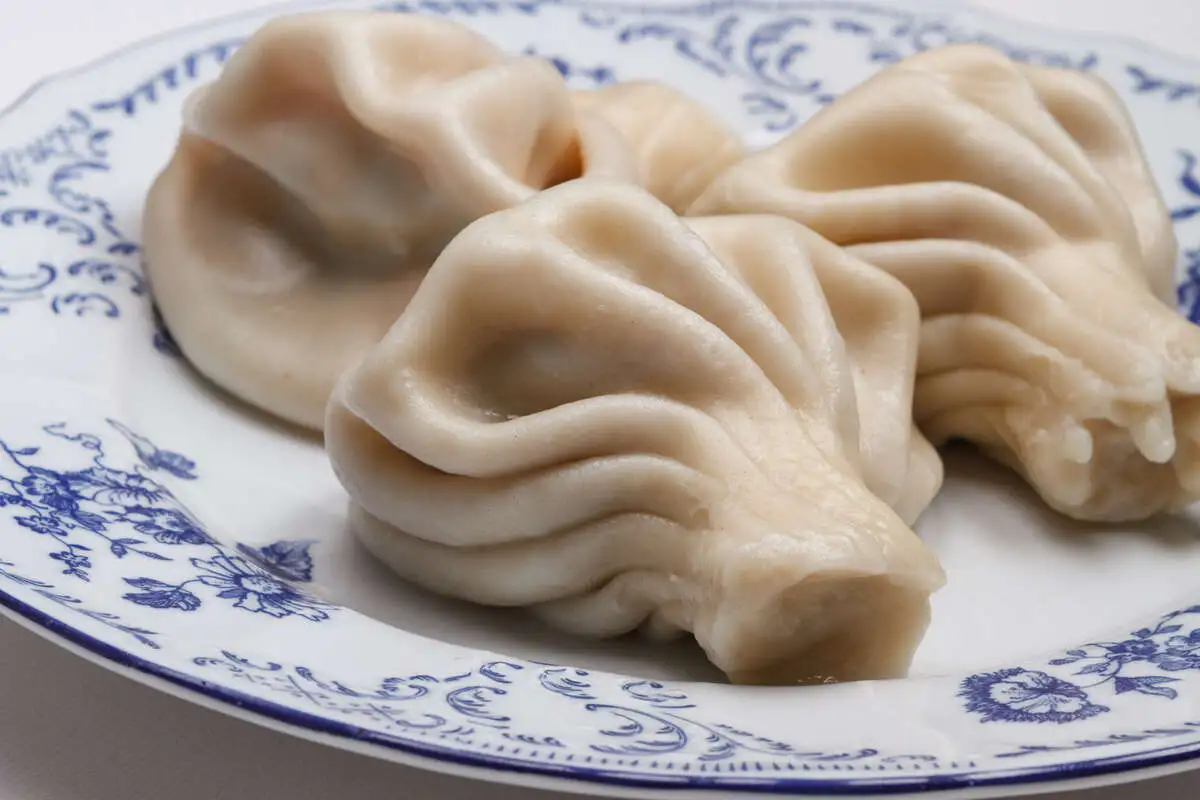 Хинкали с картошкой и грибами