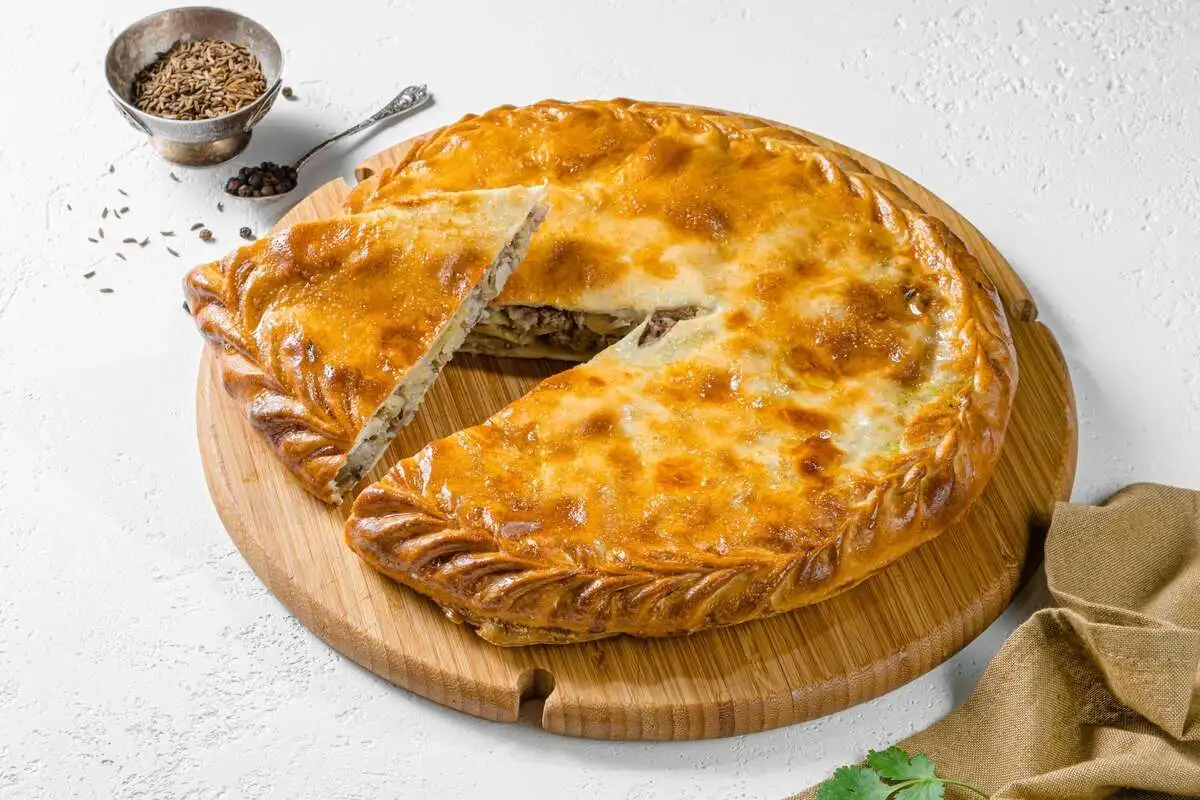 Дагестанский пирог с мясом и картофелем ХАЛЯЛЬ