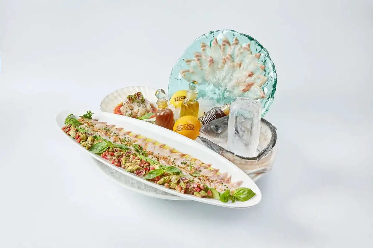 Карпаччо из Сибаса