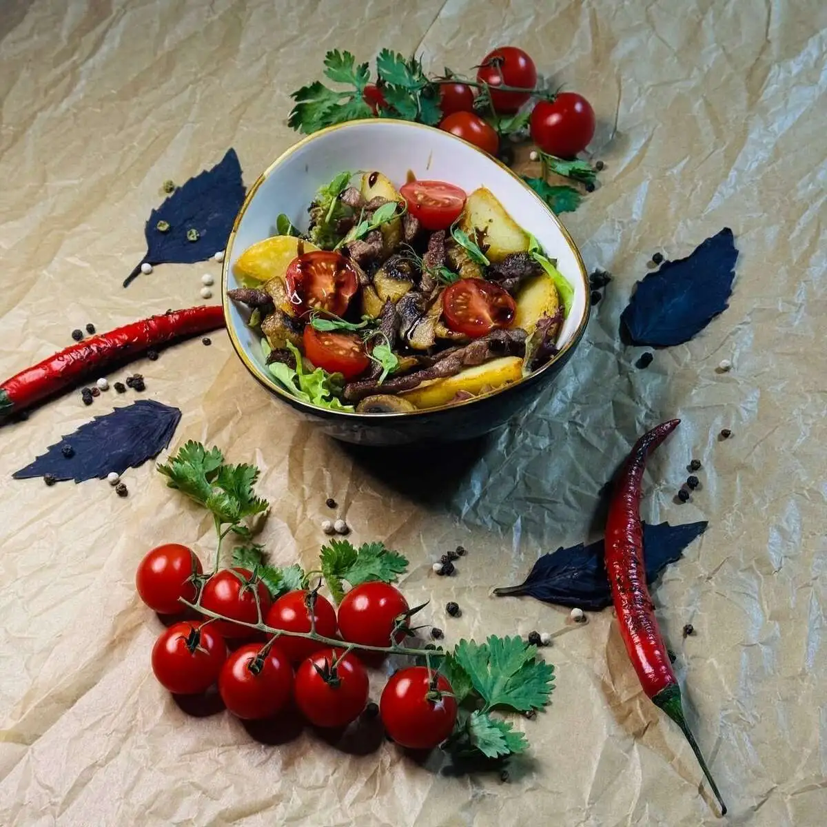 Деревенский с говядиной