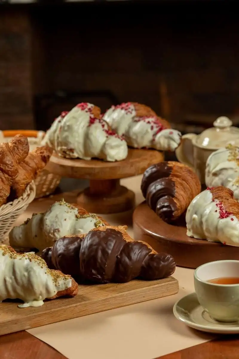 Круассан со сгущенкой