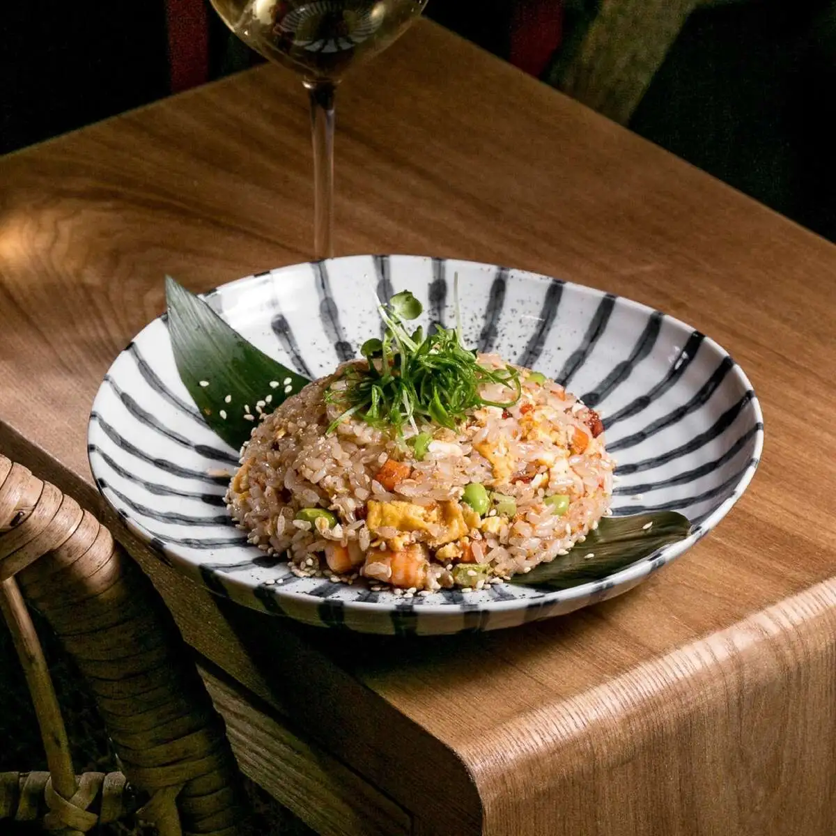 Чао фань с креветкой