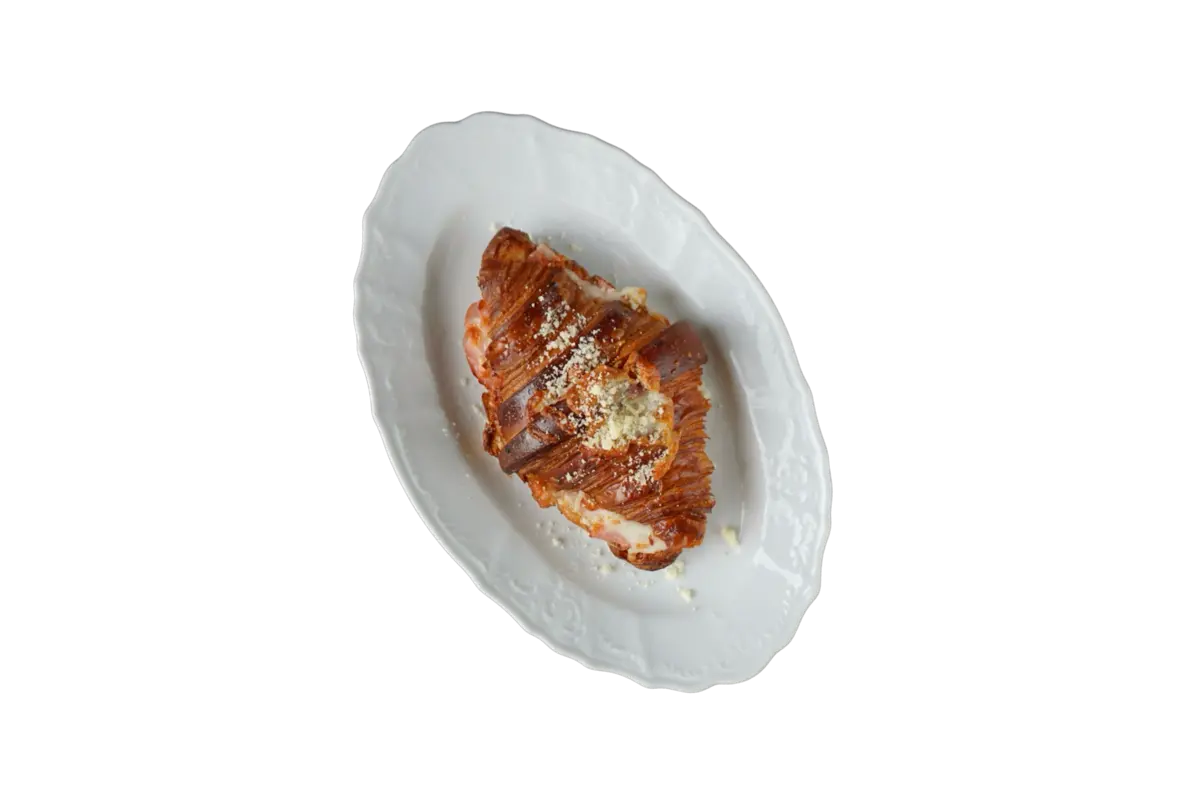 Крок-месье с окороком и сыром