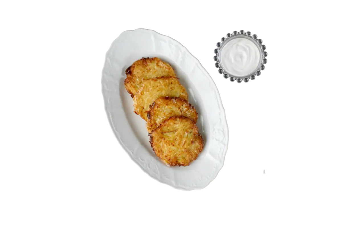 Драники со сметаной