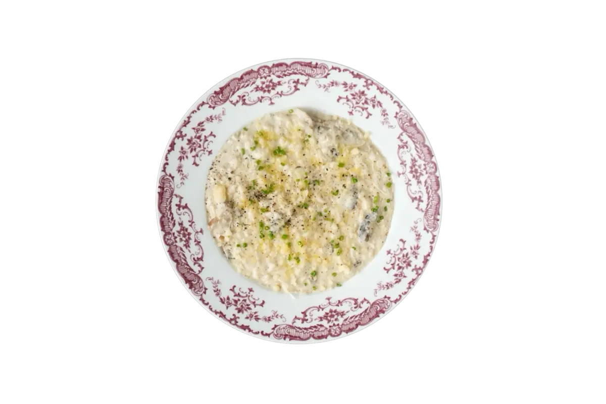 Ризотто с грибами и трюфельным маслом