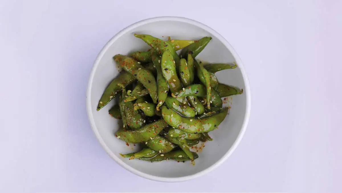 Edamame u sosu čili-terijaki