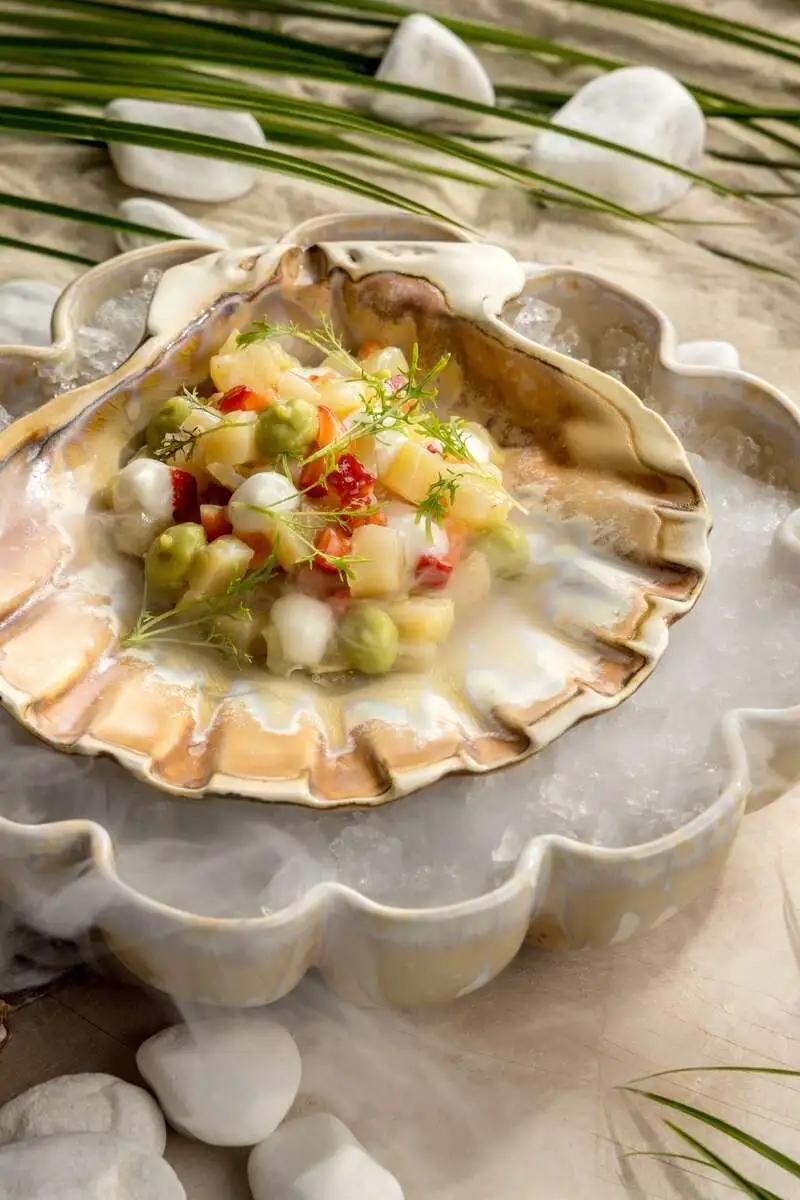 Тартар из сахалинского гребешка