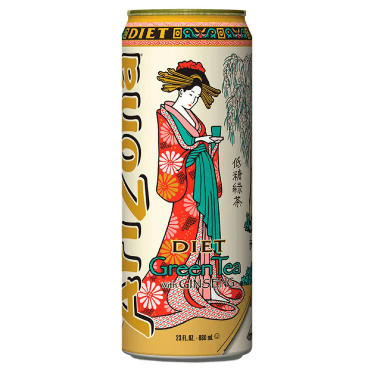 Холодный чай ARIZONA " Diet" зеленый с женьшенем 680 мл