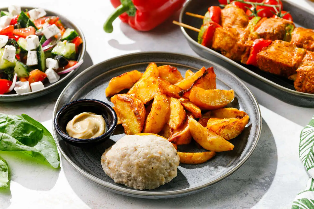 Айдахо с куриной котлетой