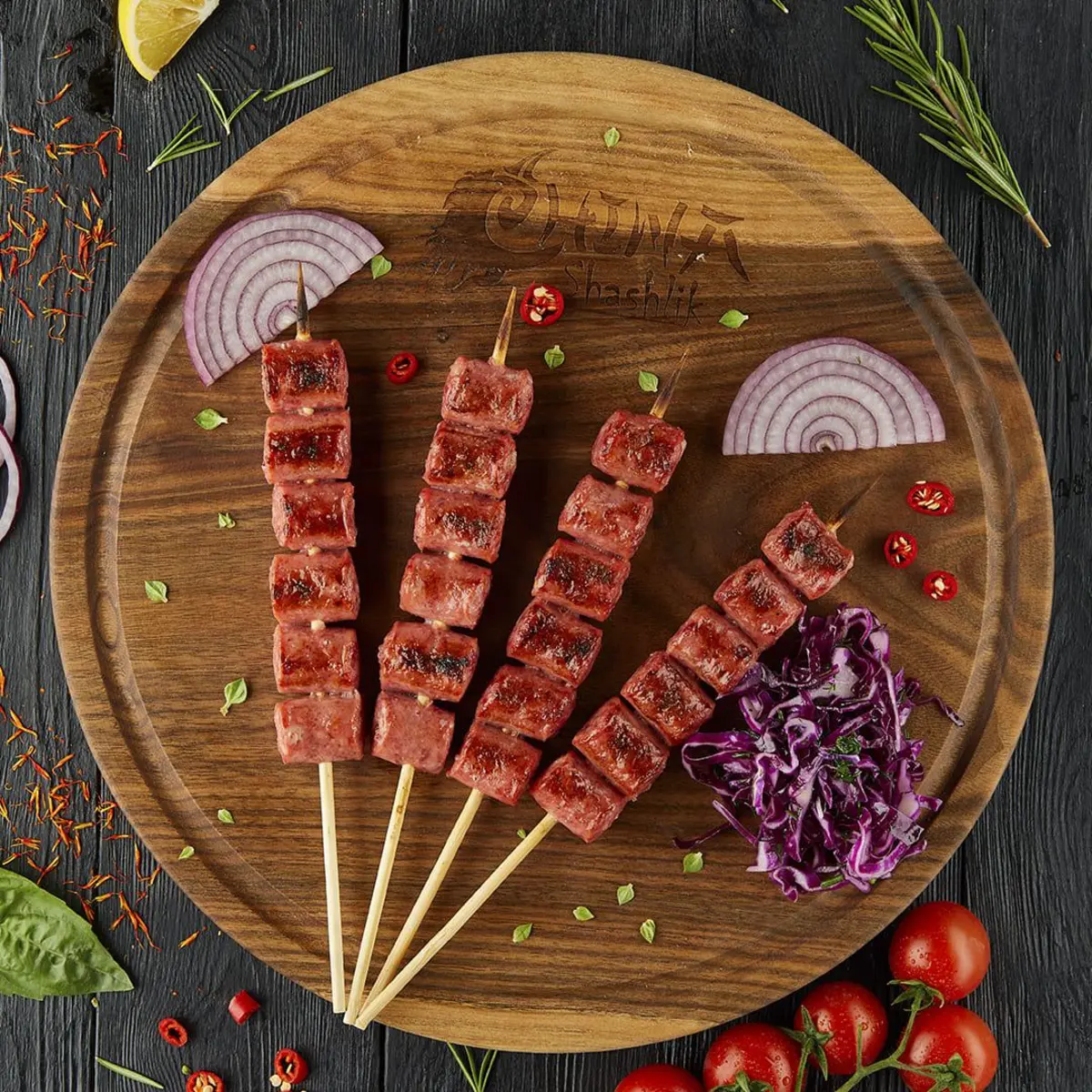 Шашлык из колбасок