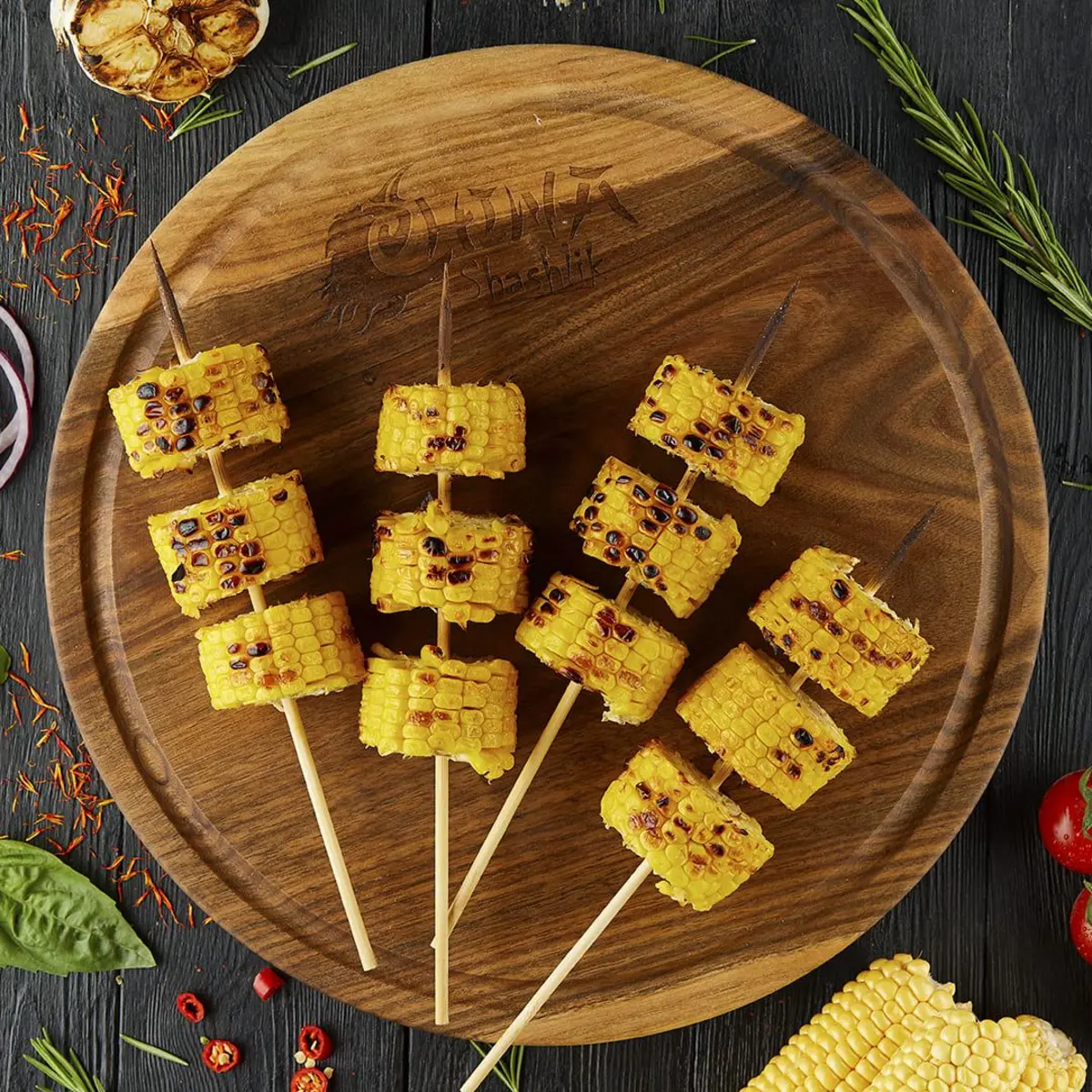 Шашлык из кукурузы