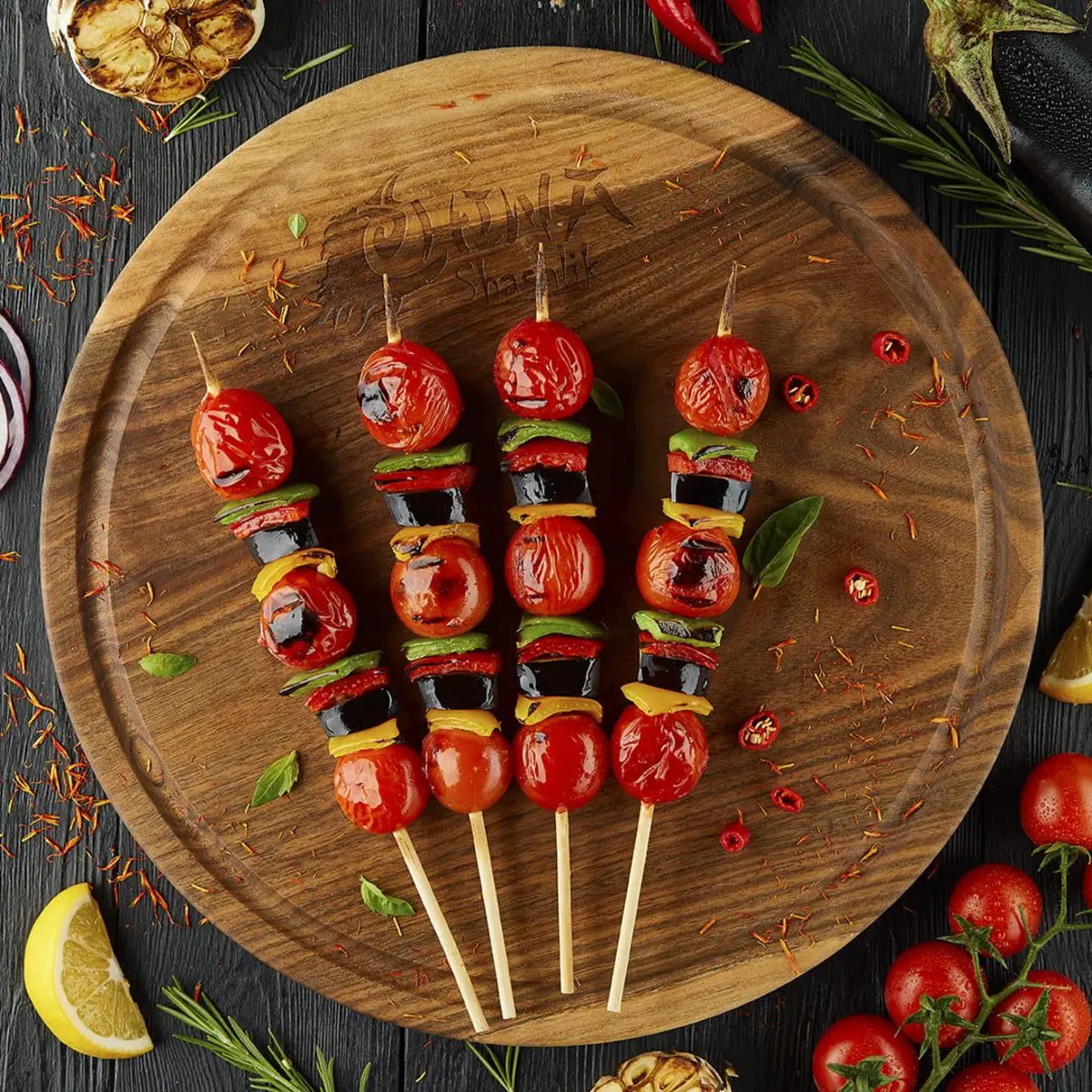 Шашлык из овощей