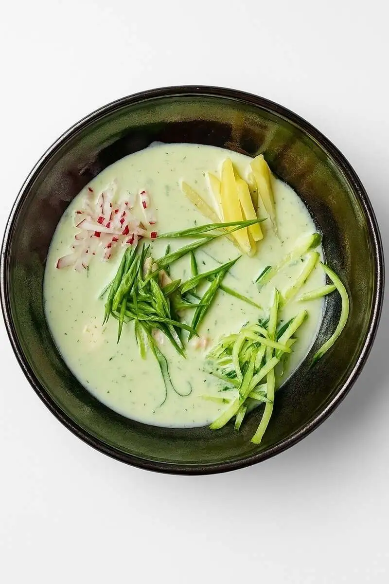 Окрошка с индейкой