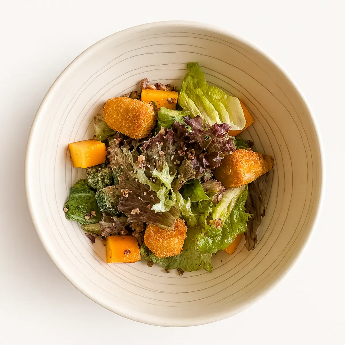 Салат с камамбером и грушей