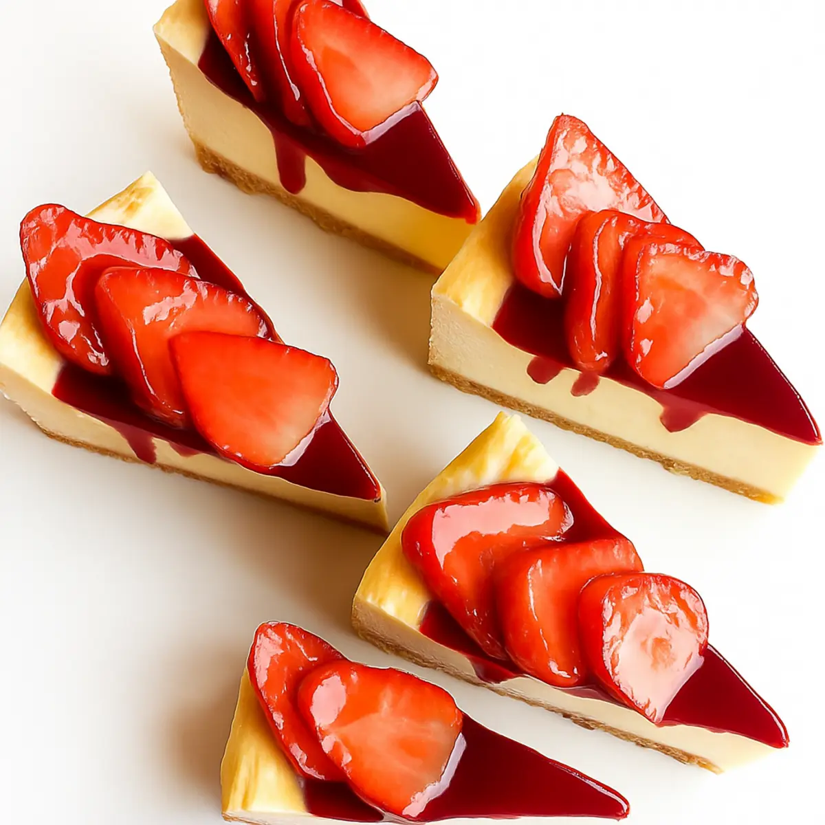 Чизкейк свежая клубника