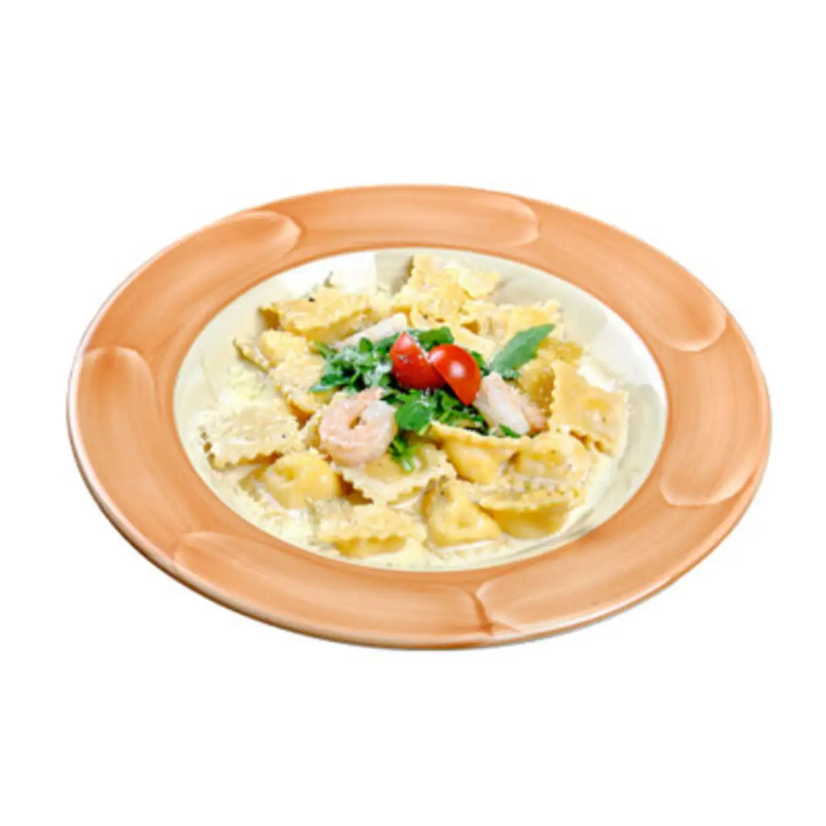 С креветками и пармезаном