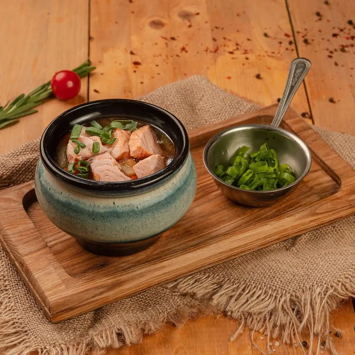 Уха из форели и судака