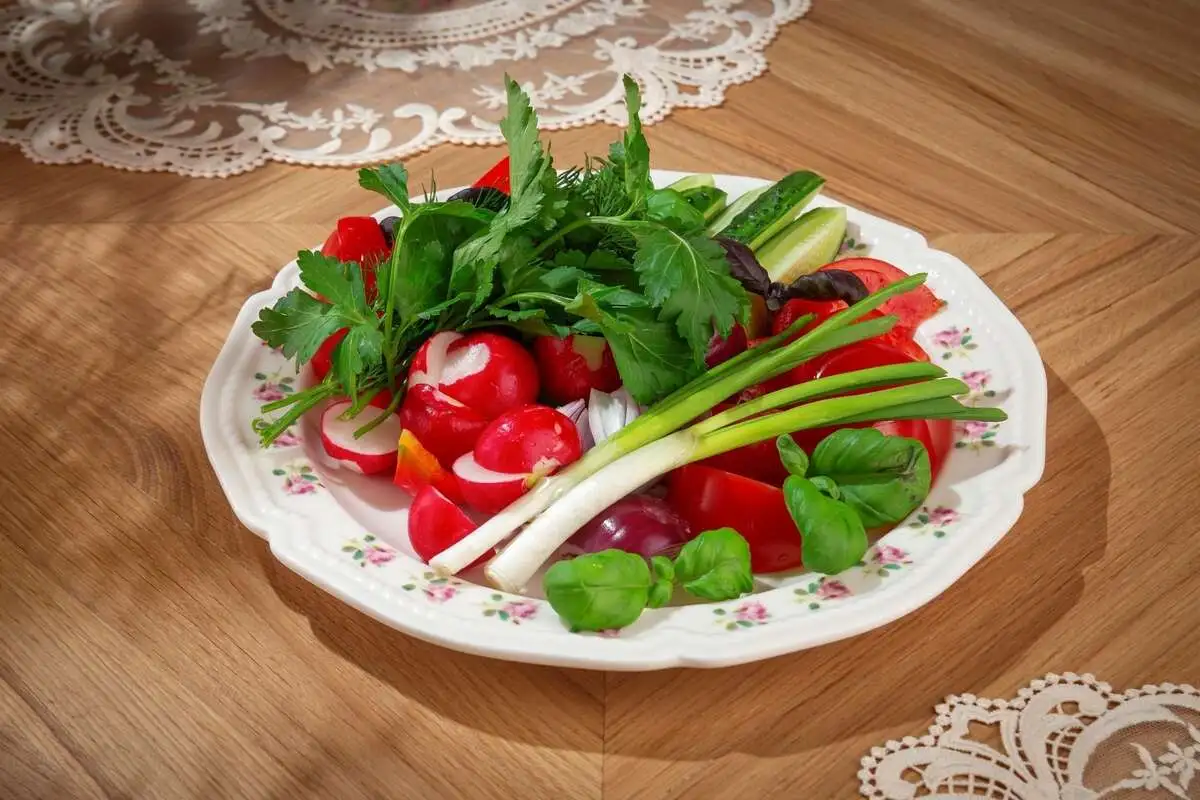 Свежие овощи с грядки 