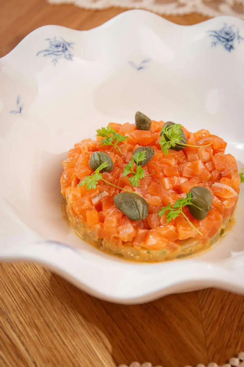 Тартар из лосося