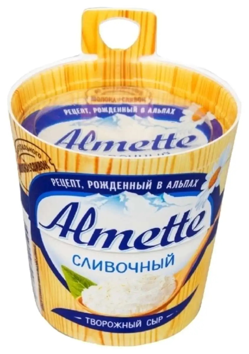 Сыр Альметте Творожный Сливочный 150г