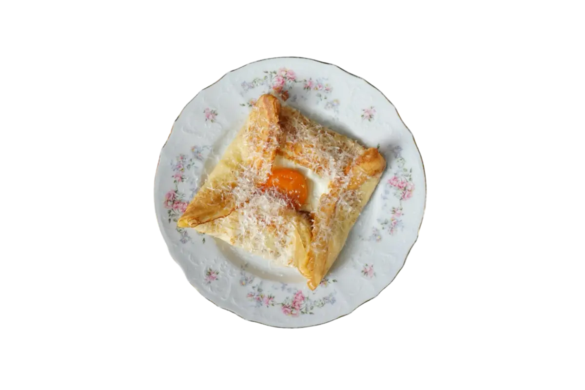 Креп с курицей, грибами и моцареллой