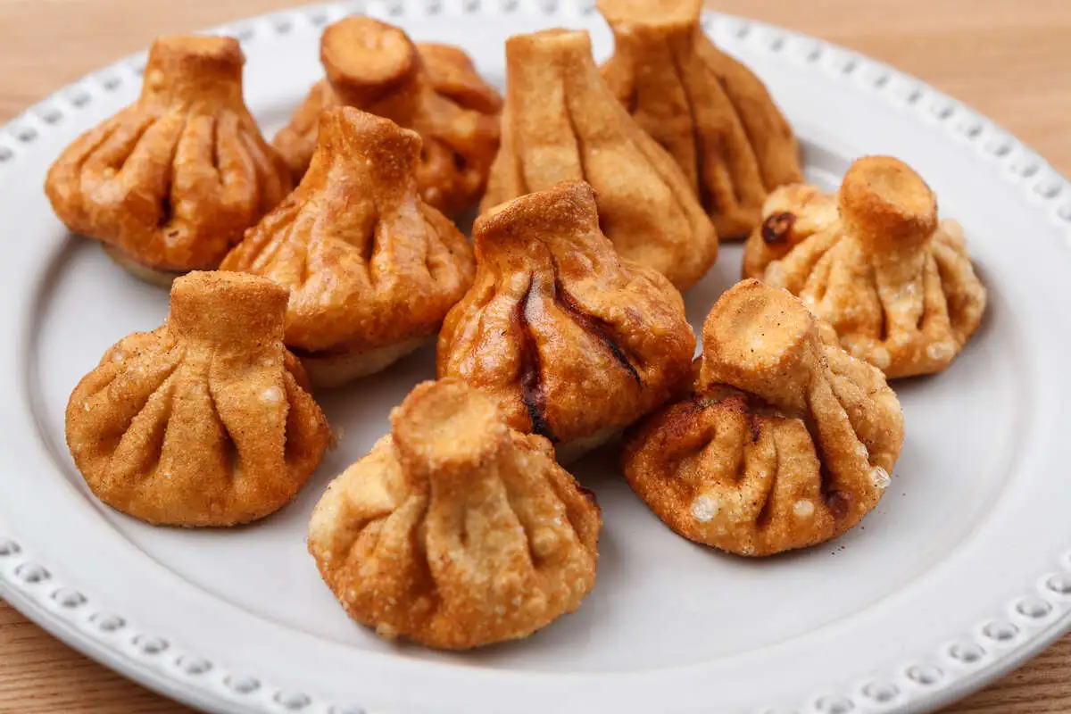 Жареные мини хинкали 10 шт