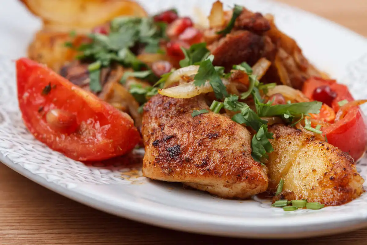 Оджахури с курицей