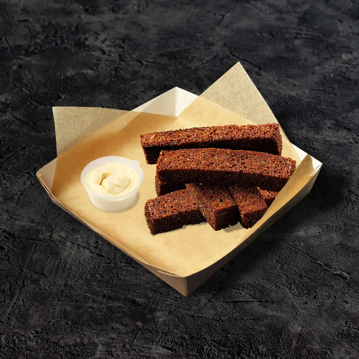 Чесночные гренки с Чесночным соусом