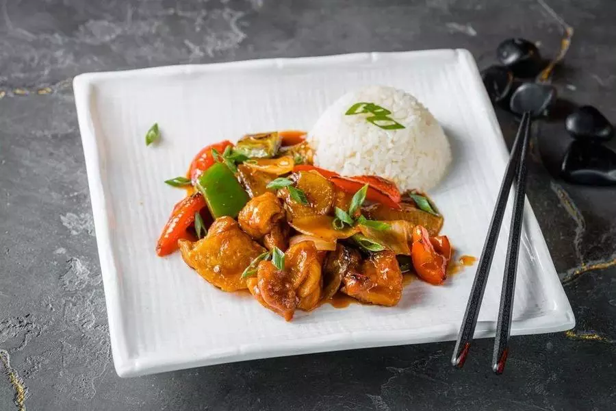 Курица в кисло-сладком соусе