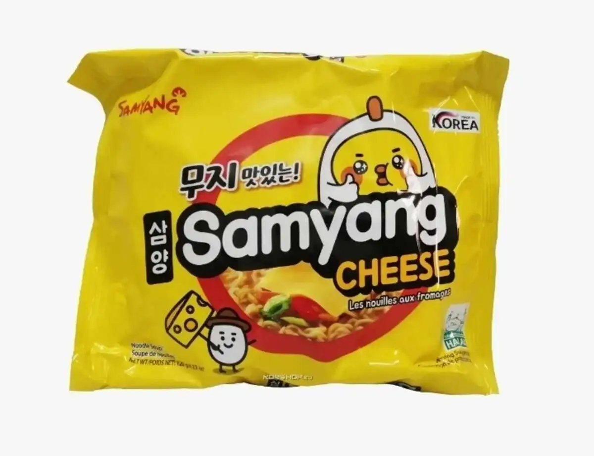 Лапша Samyang со вкусом сыра 120г (Варить 5 мин)
