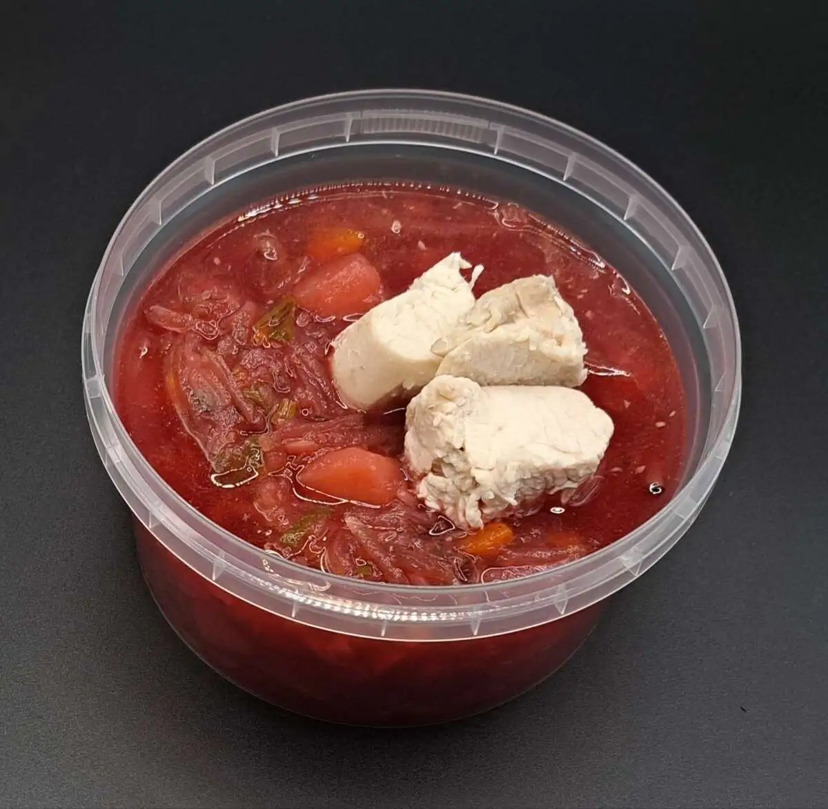 Борщ с курицей