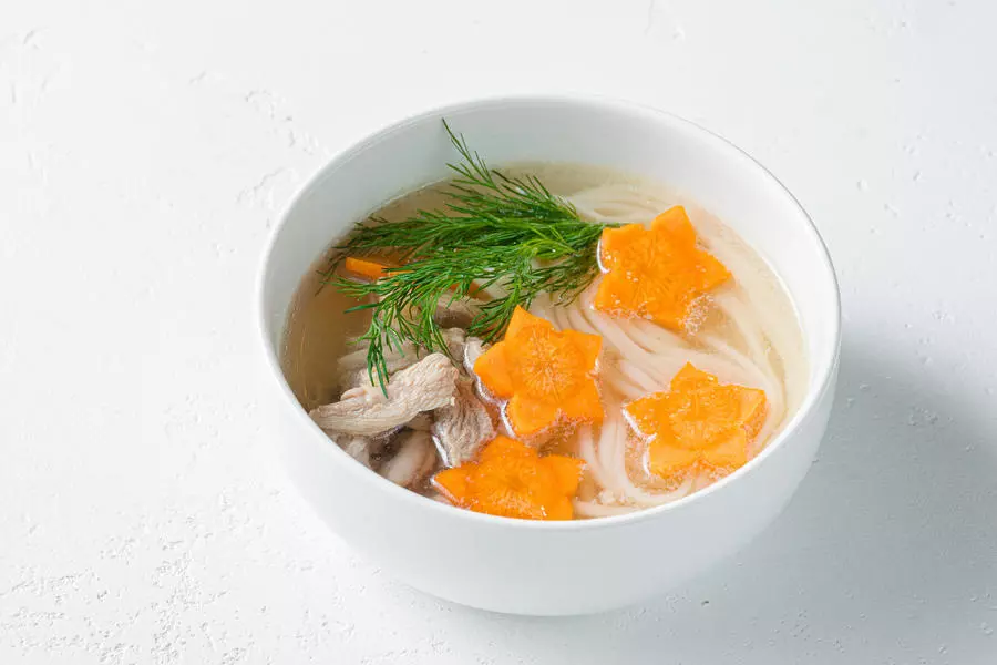 Суп удон с курочкой