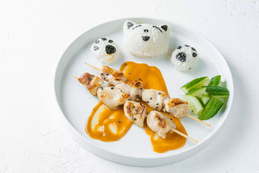 Куриный шашлычок с рисом