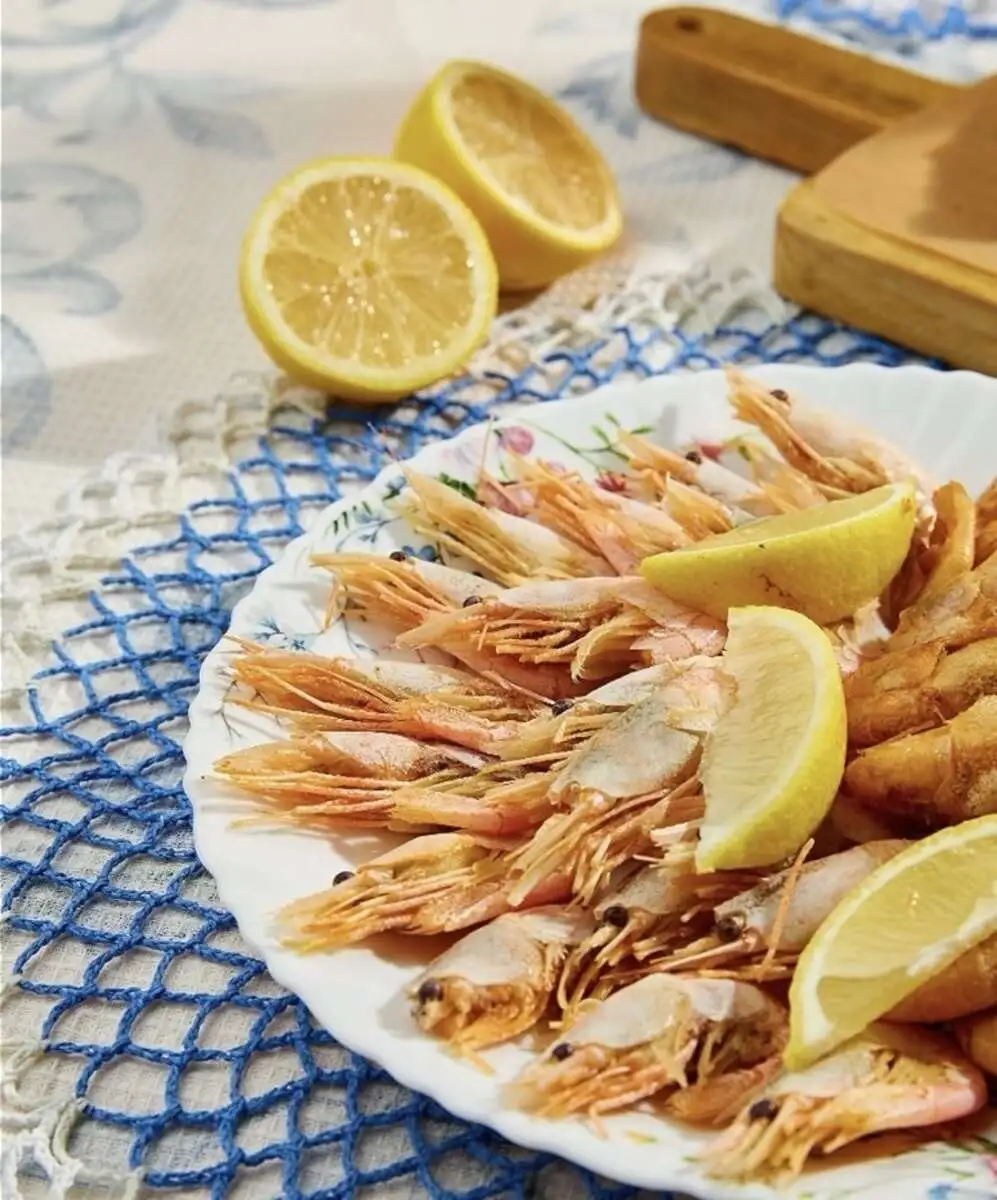 Креветки отварные