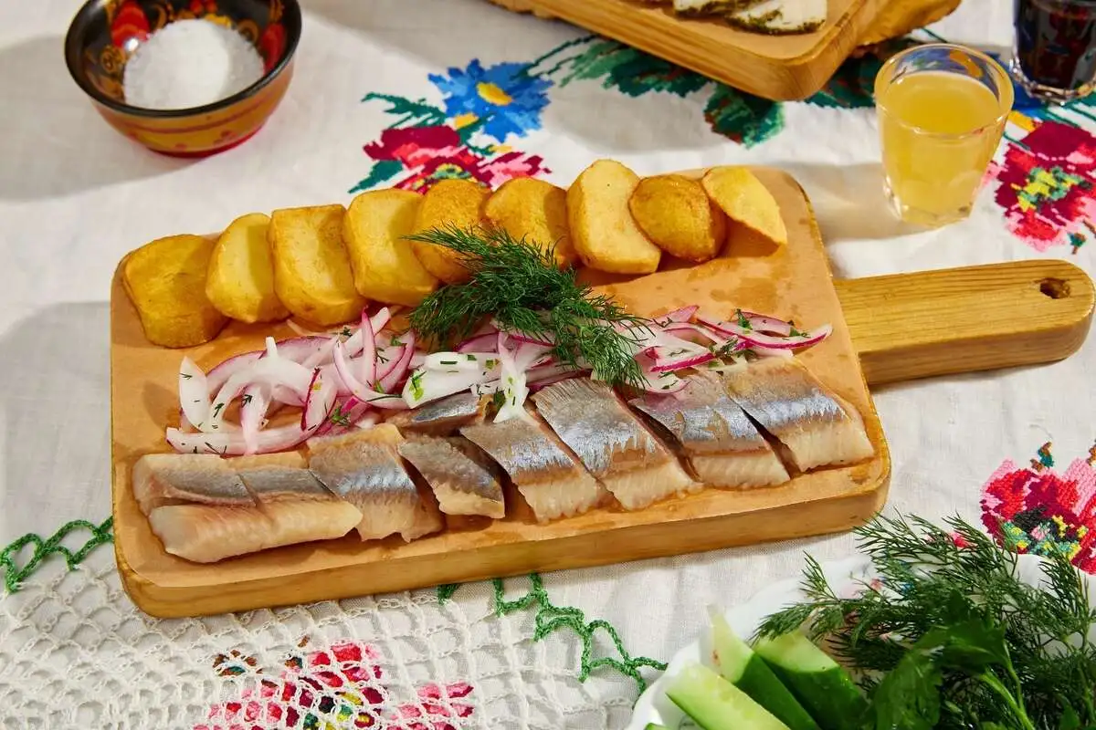 Селедочка с картошкой