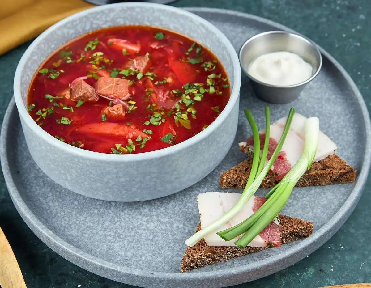 Борщ с говядиной