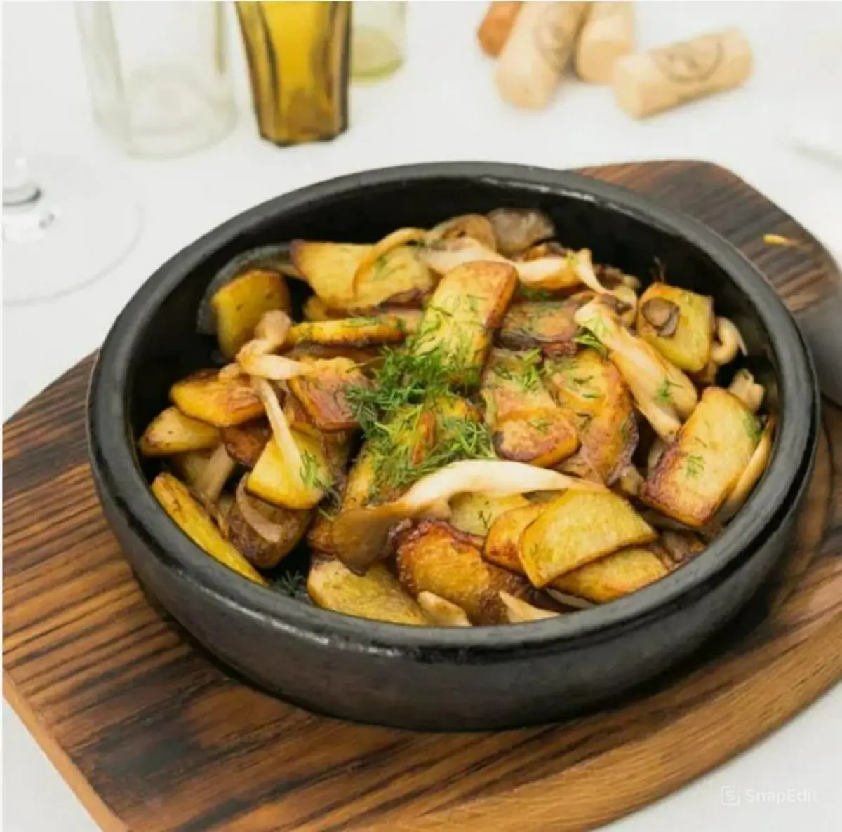 Картофель жареный с луком