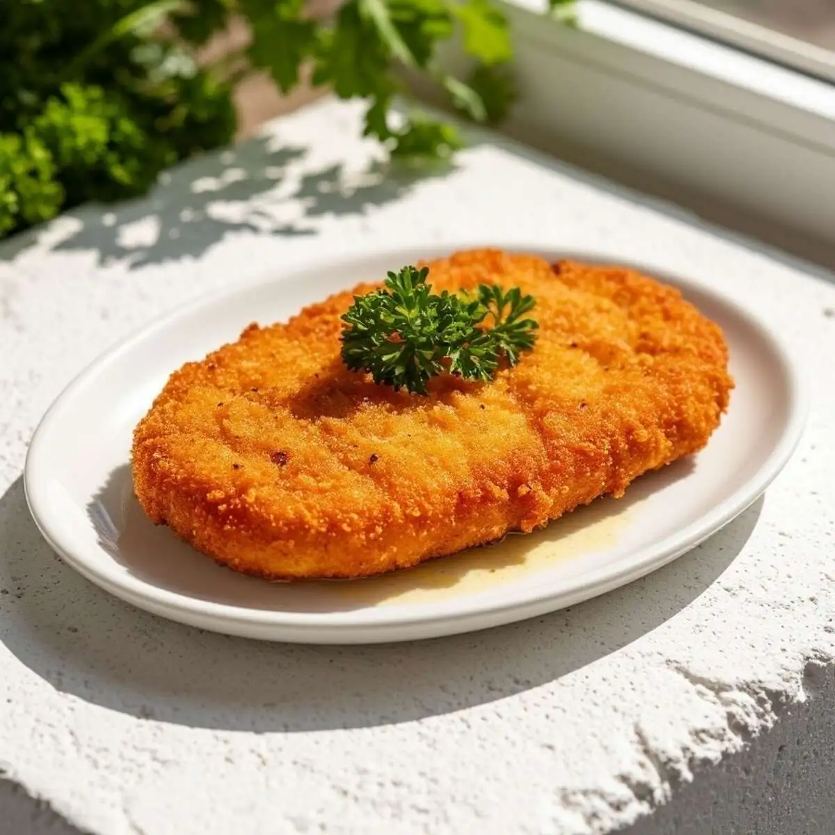 Конверт из куриной грудки с грибами и сыром в панировке