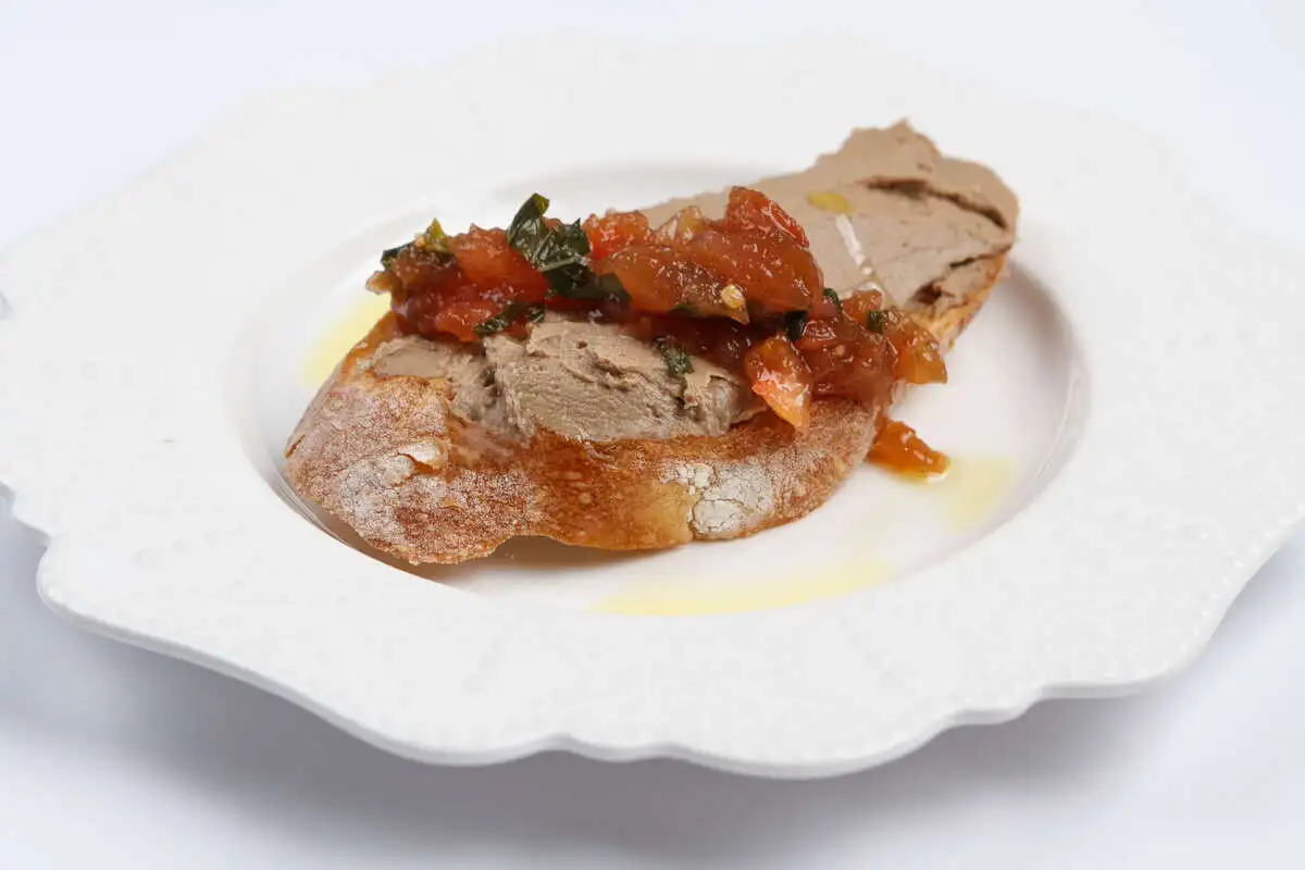 Куриный паштет-томатный чатни