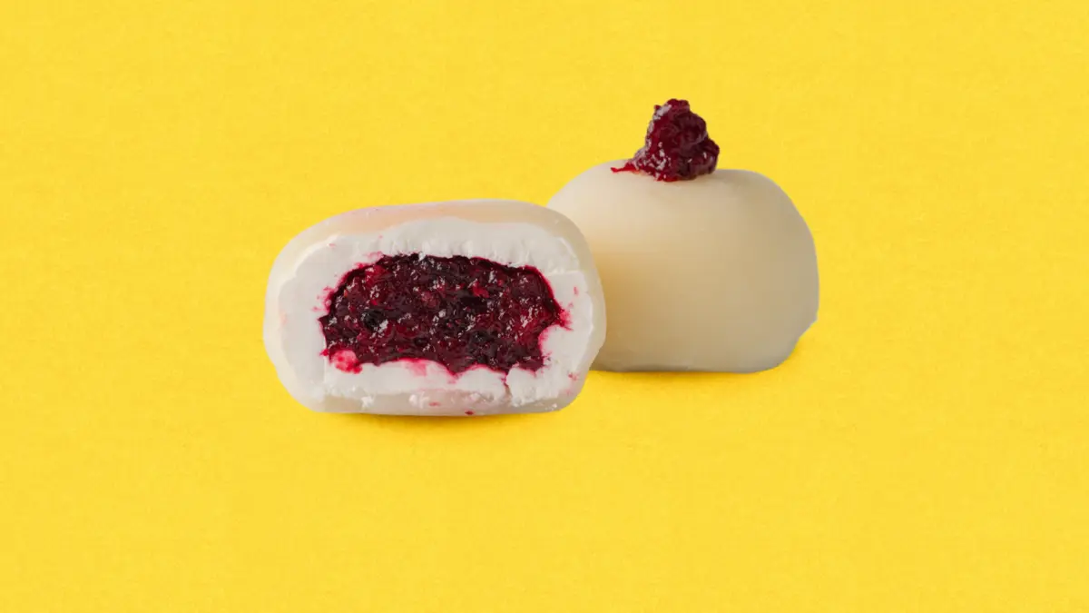 Мини моти клубника