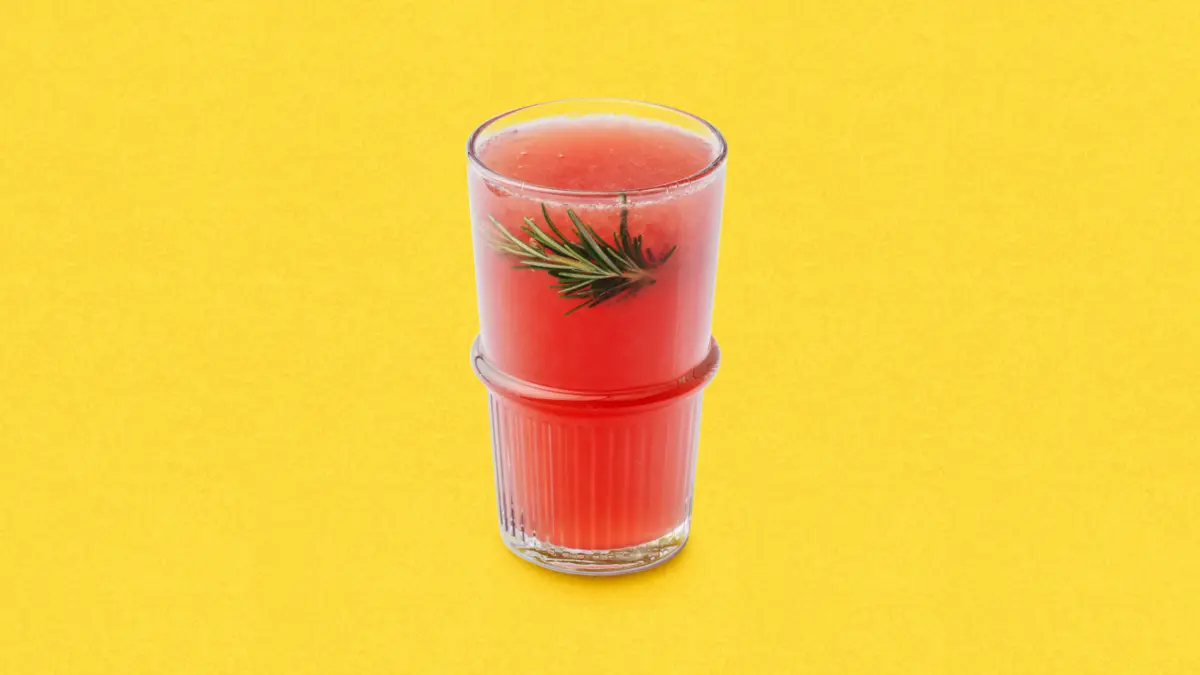 Лимонад Малина-Арбуз горячий