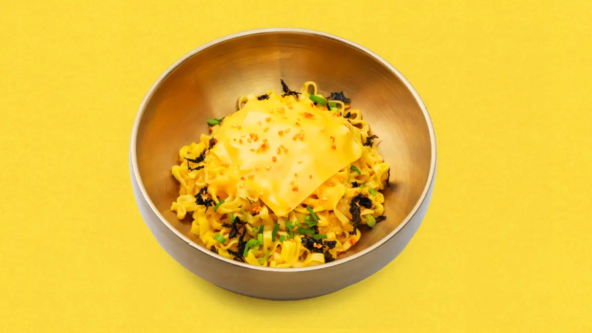 Лапша сырная