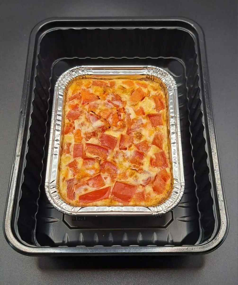 Омлет с томатами