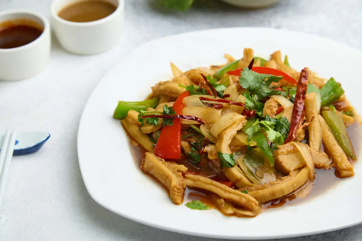 Говяжий желудок 香辣牛肚  Fried  beef stomach